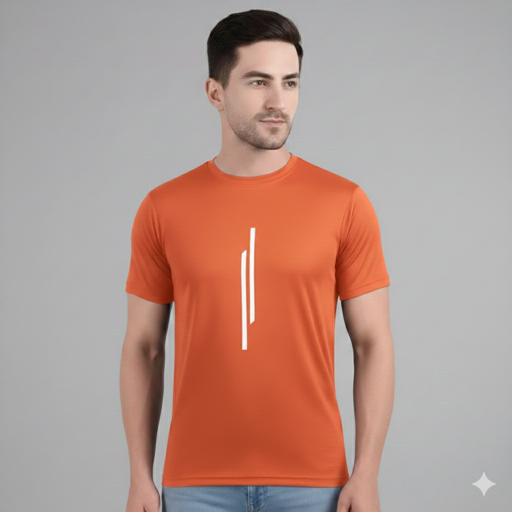 5 SET COMBO MAN PREMIUM POLYSTER HALF SLEAVE T SHIRT