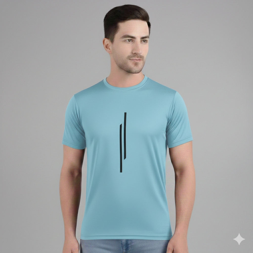 5 SET COMBO MAN PREMIUM POLYSTER HALF SLEAVE T SHIRT