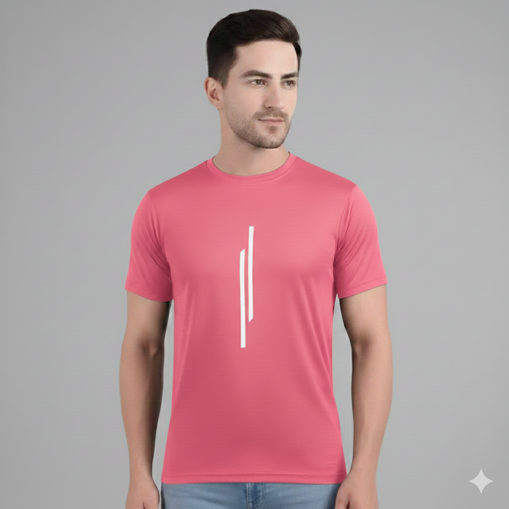 5 SET COMBO MAN PREMIUM POLYSTER HALF SLEAVE T SHIRT