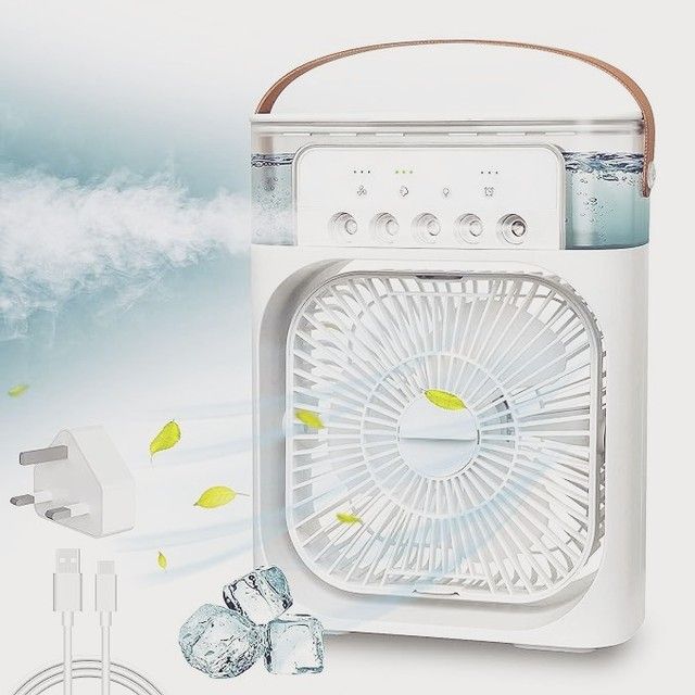 Portable Air cooler Table fan with humidifier